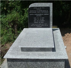 Supare White Granite Monument