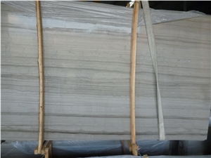 Athen Wooden Grey Wooden Marble Slab, China Grey Marble