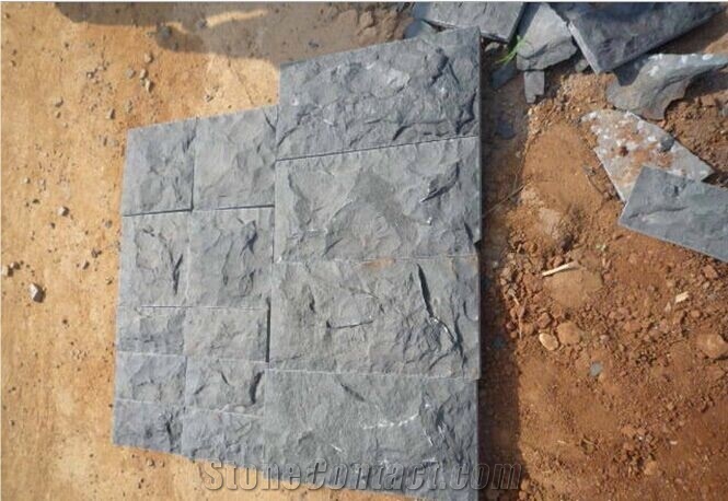 Cheap Zhangpu Black Basalt Mushroom Stone