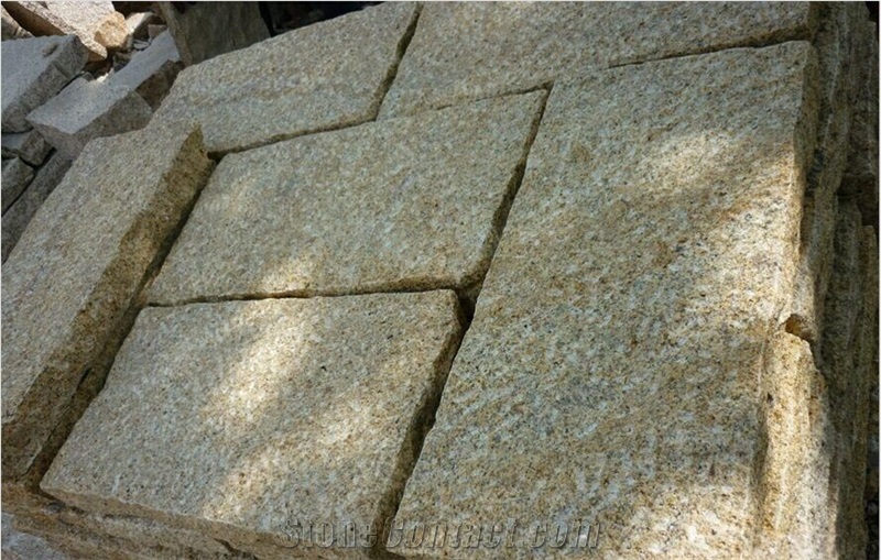 G682 Granite Paving Stone & Cobble