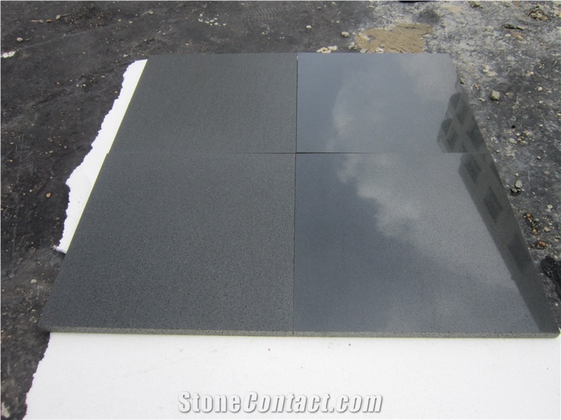 Hainan Black Basalt Tile & Slab, China Black Basalt