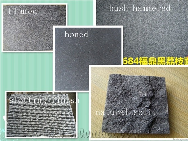 G684 Granite Paving Stone, Black Granite Cube Stone & Pavers