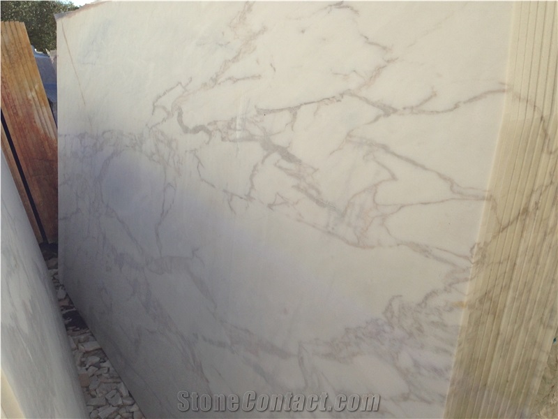 Calacatta Carrara Marble Slabs & Tiles, Italy White Marble polished floor covering tiles, walling tiles 