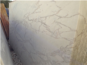 Calacatta Carrara Marble Slabs & Tiles, Italy White Marble polished floor covering tiles, walling tiles 