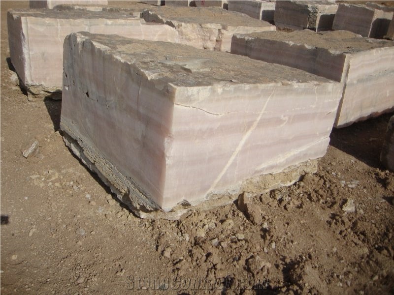 Pink Onyx Block, Iran Pink Onyx
