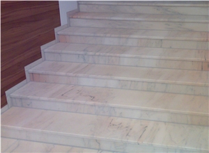 Ruschita White Marble Steps