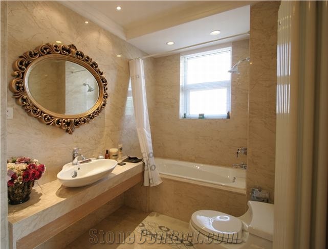 Bathroom Worktop,Vanity Tops in Beige Marble