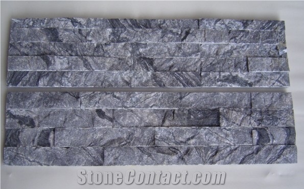 Natural Black Forest Granite Ledge Stone Veneer Cultured Stone for Wall Cladding Covering Decoration