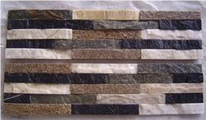 Natural Different Color Quartzite Ledge Stone Veneer Cultured Stone for Wall Covering Decoration