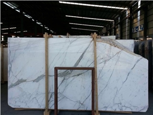 statuario white marble tiles, slabs for wall, flooring covering, paver