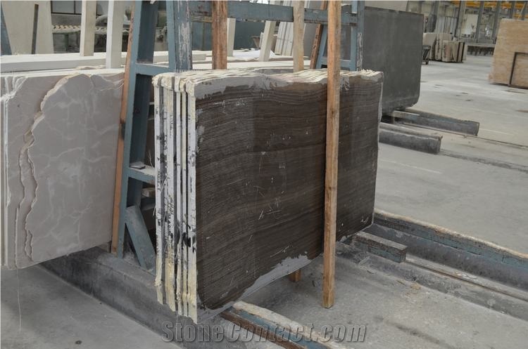 Tobacco Brown Marble, Eramosa Brown Tiles, Slabs for Wall Covering, Exterior Wall, Paver
