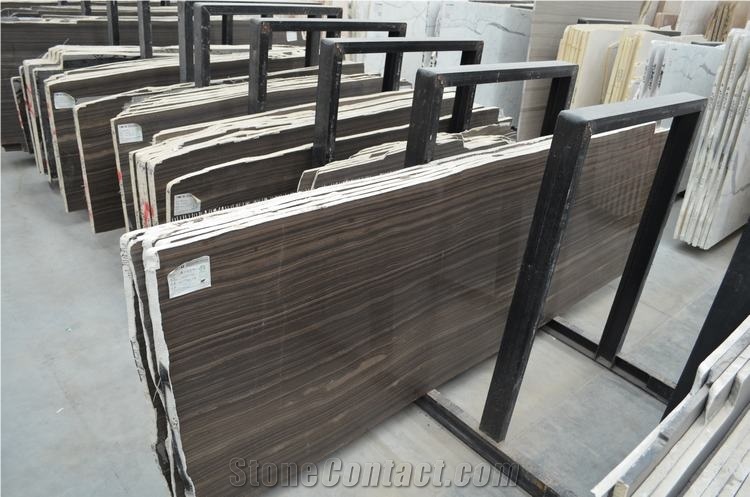 Tobacco Brown Marble, Eramosa Brown Tiles, Slabs for Wall Covering, Exterior Wall, Paver