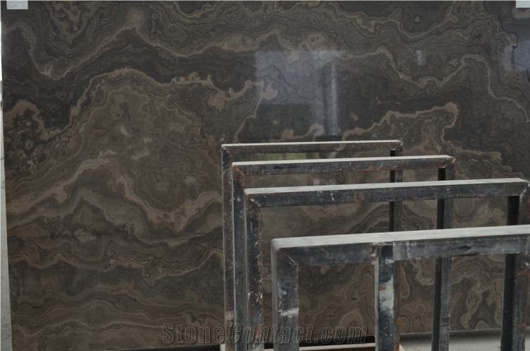 Tobacco Brown Marble Tile,Slabs for Walling, Flooring Covering
