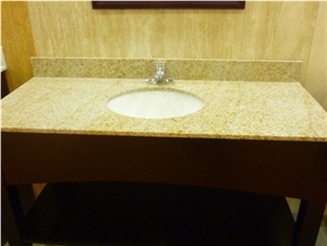G682 Golden Garnet Granite Bathroom Vanity Tops