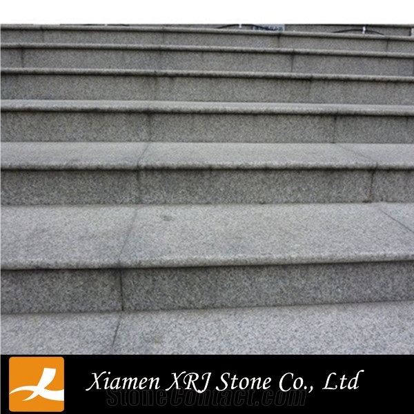 Chinese Grey Granite G603 Stairs Outdoor Stairs