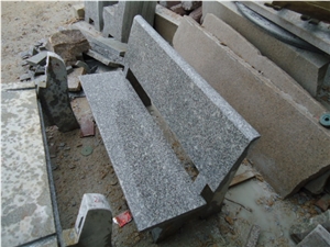 Garden Stone Grey Granite Bench