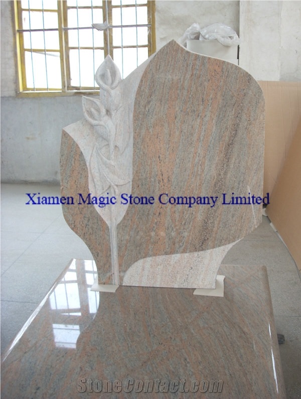 Raw Silk Granite Tombstone & Monument