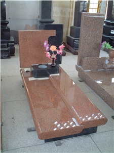 Tianshan Red Granite Tombstone,Monument