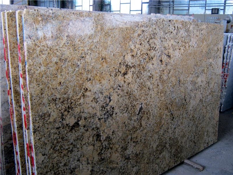 Absolute Cream Granite Slab, Golden Persa
