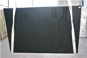 Granite Black San Gabriel 3cm Slabs, Brazil Black Granite