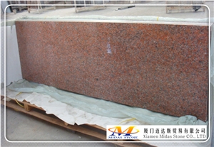 China Maple Red Granite Slabs