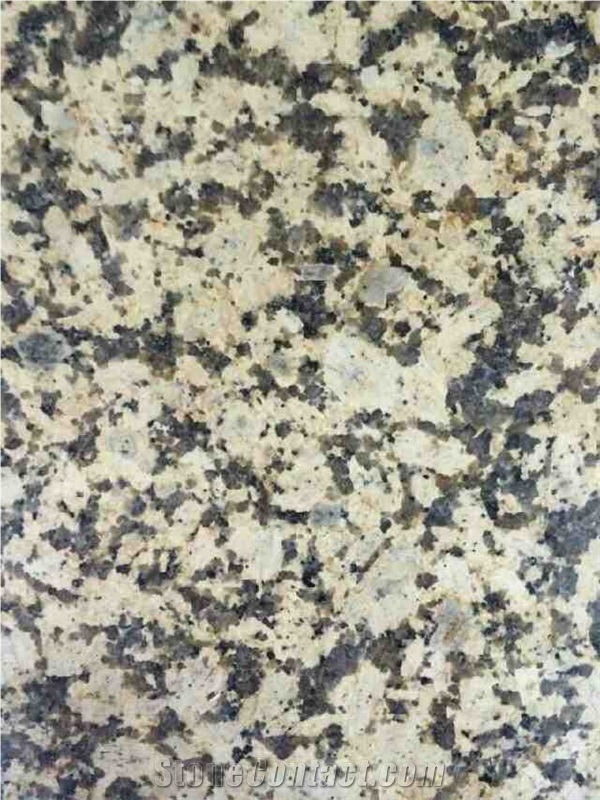 China Crystal Yellow Granite Slabs & Tiles