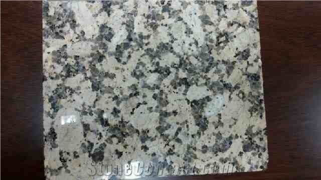 China Crystal Yellow Granite Slabs & Tiles