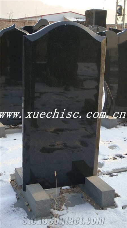 China Black Monument Design,Cemetery Tombstones