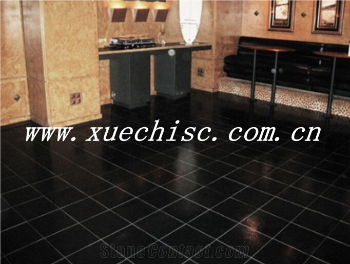 Shanxi Black Granite Tiles Wholesale Granite Tile, China Black Granite