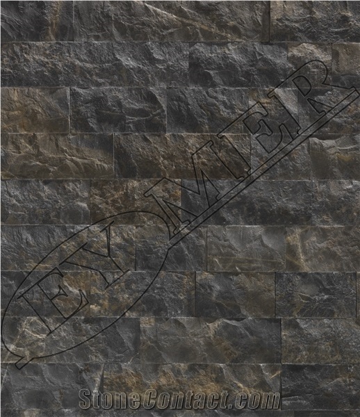 Black Marble Split Face Wall Cladding