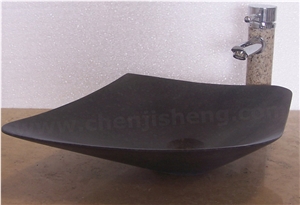 Shanxi Black Granite Wash Basins,Sinks,Washbowl