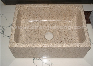 Sunny Marble Rectangle Wash Basins/Bathroom Sinks Indoor Use