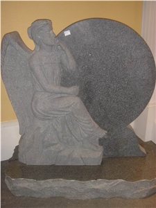 European Style Angle Stone Carving Granite and Marble and Other Stone Tombstone and Monument and Gravestone and Headstone