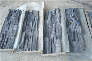 Best-Selling Slate Cultured Stone Wall Tiles,High Quality Black Ledge Stone Wall Panel,China Slate Wall Veneers