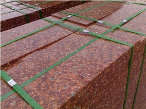 China Azalea Red Granite Tiles & Slabs for Flooring,Walling