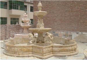 Europe Style Fountain,Travertine Garden Fountain,Modern Design Fountain from China,Landscaping Fountain with High Quality