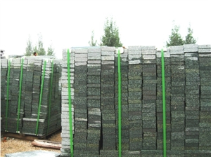 G4101 Forest Green Flooring/Walling Chinese Green Granite Tiles & Slabs