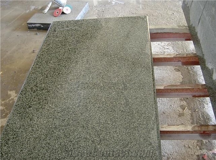 Jiangxi Green Flooring/Walling Chinese Green Granite Tiles & Slabs