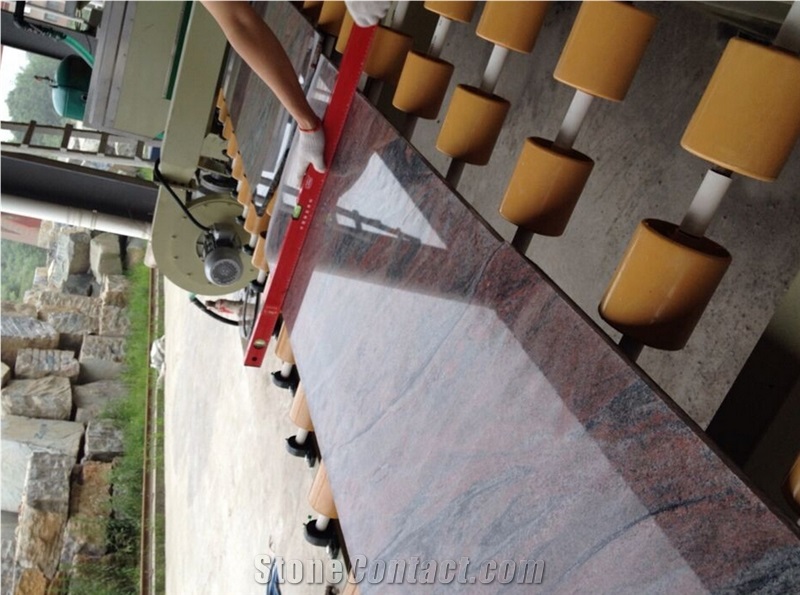 Red Juparana/Multicolor Red Flooring/Walling Chinese Red Granite Tiles & Slabs