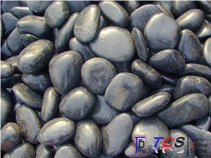 Polished Black Pebbles,River Stone