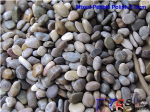 Polished Mixed Colors Pebbles,Multi Color Pebble