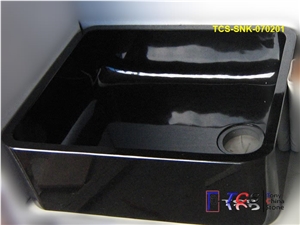 Shanxi Black Granite Square ( Rectangular) Kitchen Sink