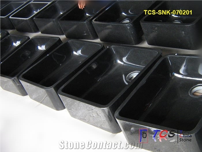 Shanxi Black Granite Square ( Rectangular) Kitchen Sink