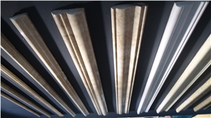 Natural Marble Stone Mouldings, China Beige Marble Molding & Border