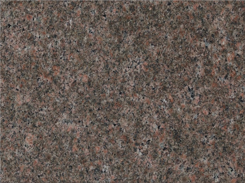 French Brown Granite Slab, Brown Granite