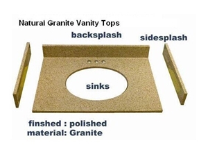 Nature Granite Vanity Top,Bathroom Tops