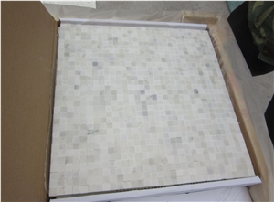 3/8"X3/8"X3/8" Oriental White Marble Mosaic Tiles