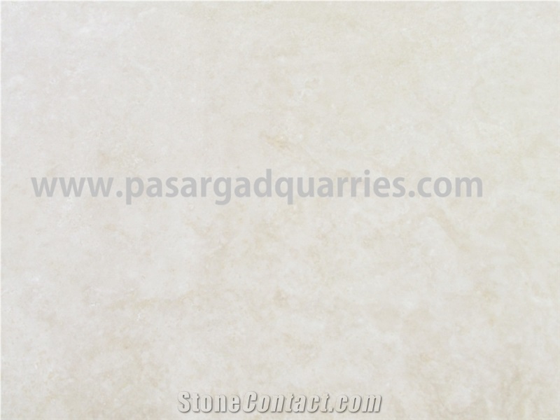 Super White Ptat Slabs & Tiles, Iran White Travertine