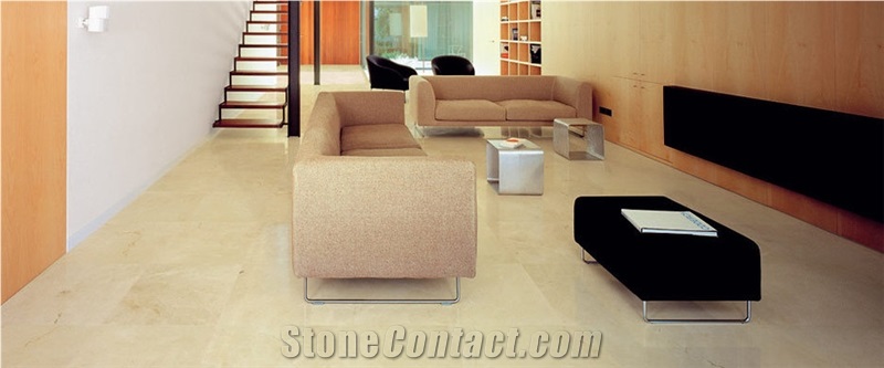 Crema Marfil Marble Floor Tile