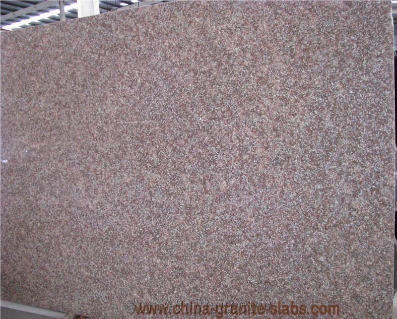 China G687 Peach Red Granite Slabs Gangsaw Slabs Supplier